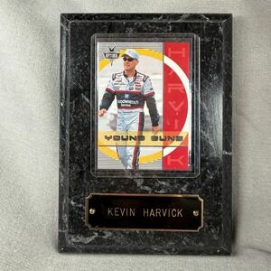 Kevin Harvick Press Pass Optima 2002 Young Guns Plaque Black Faux Marble 5x7
